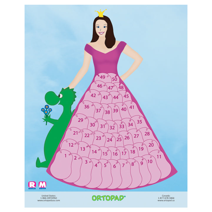 Ortopad® Patching Reward Poster, Princess