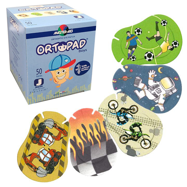 Ortopad® Bamboo for Boys with Racing Flames, 50/box